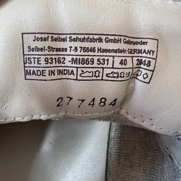 Josef Seibel Shoes Womens Size 9 - 9.5 Steffi 62 Waterproof Leather Oxford - Picture 2 of 15